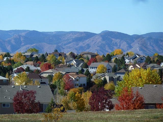 suburban neighborhood of Denver
